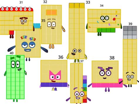 Numberblocks 31 40 Kandistudios Dragon Girl Artwork Art