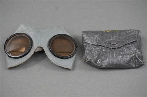 Original German Wwii Dust Goggles Motorradbrille