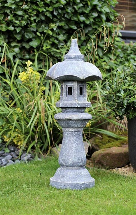 Hh Home Hut Garden Solar Ornament Chinese Pagoda Japanese Lantern