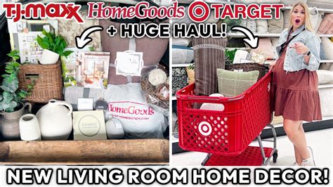 I SPENT 500 Buying ALL NEW Living Room Decor Target HomeGoods