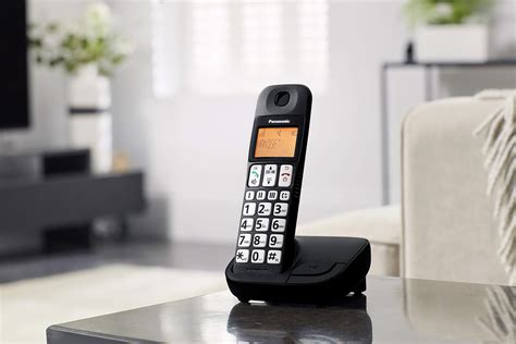 Buy Panasonic Kx Tge E Big Button Single Dect Cordless Telephone With