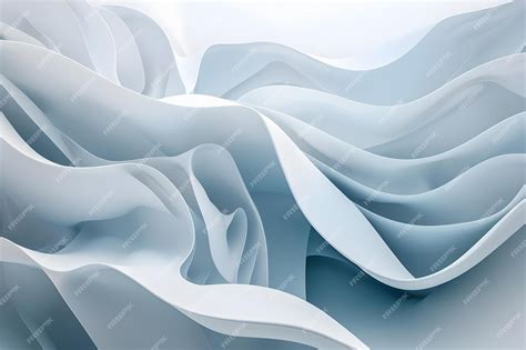 Premium Photo Minimalistic And Soothing Wave Inspired Design