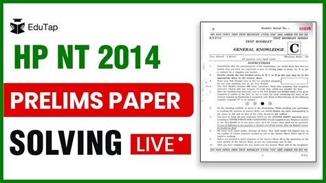 HP Naib Tehsildar Previous Year Questions Of Prelims 2014 Revision