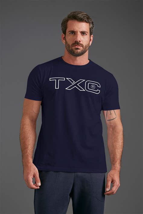 Camiseta TXC Brand 191583 Azul Marinho