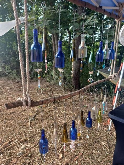 An Inexpensive Wind Chime From A Wine Bottle Artofit