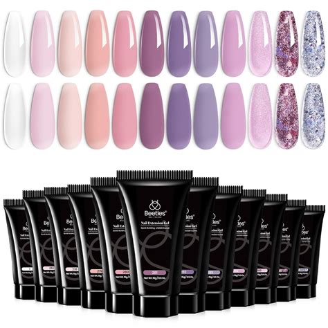 Amazon Beetles Gel Nail Polish Kit With Uv Light 53 Pcs Gel