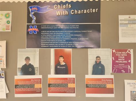 Chiefs With Character Program Recognizes Standout Students Nhs Chief