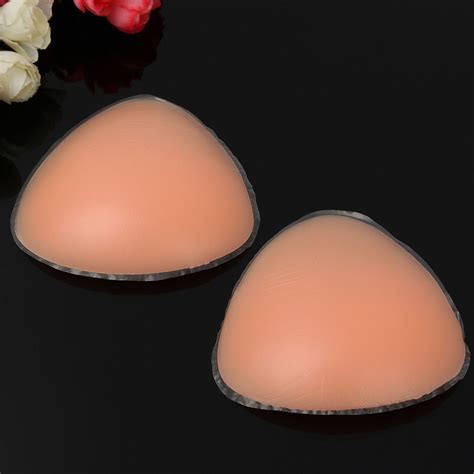 1Pair Women Silicone Gel Bra Insert Pads Breast Uplift Enhancer Push Up