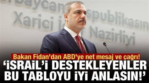 Bakan Fidan dan ABD ye çağrı Haber 7 DÜNYA