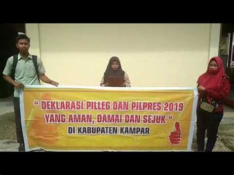 Deklarasi Pileg Dan Pilpres Oleh Masyarakat Ds Pulau Gadang YouTube