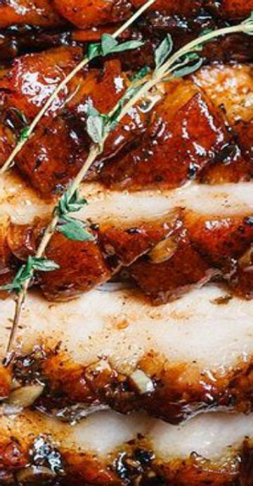 Slow Cooker Pork Belly Recipe With Honey Balsamic Glaze Pork Belly