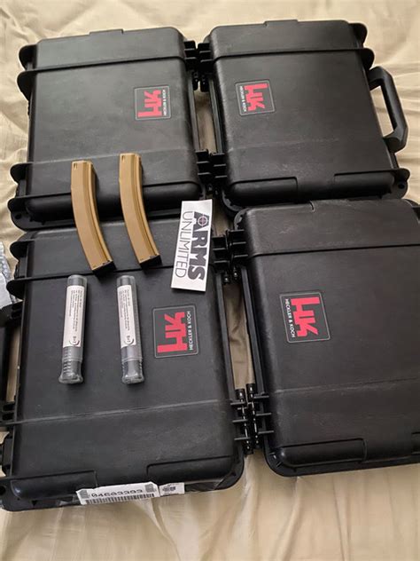 Wts Sp5k Hard Case Ral8000 Mp5 Mags Mli Rail Mounts Bandt K