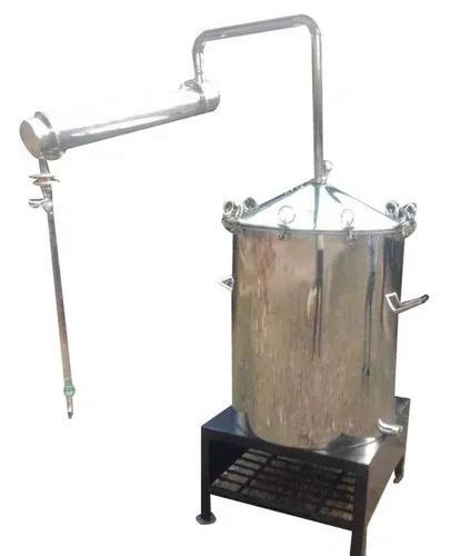 Stainless Steel Steam Distillation Unit Lt Capacity Liter At