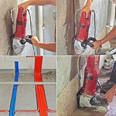 Huanyu Electric Wall Chaser Mm Industrial Wall Groove Cutting