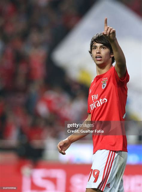 Joao Felix of SL Benfica celebrates after scoring a goal during the ...