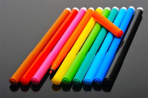 Rotuladores De Colores Foto Premium