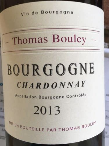 Domaine Jean Marc Bouley Thomas Bouley Bourgogne Chardonnay Vivino