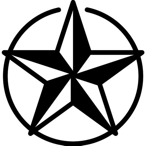 Star Inside Circle Vector Svg Icon Svg Repo