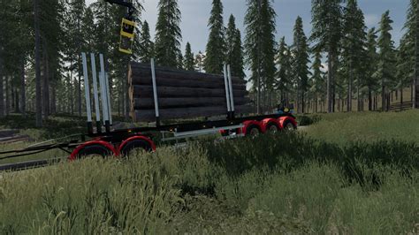 Fliegl Log Trailer Fs22 Kingmods