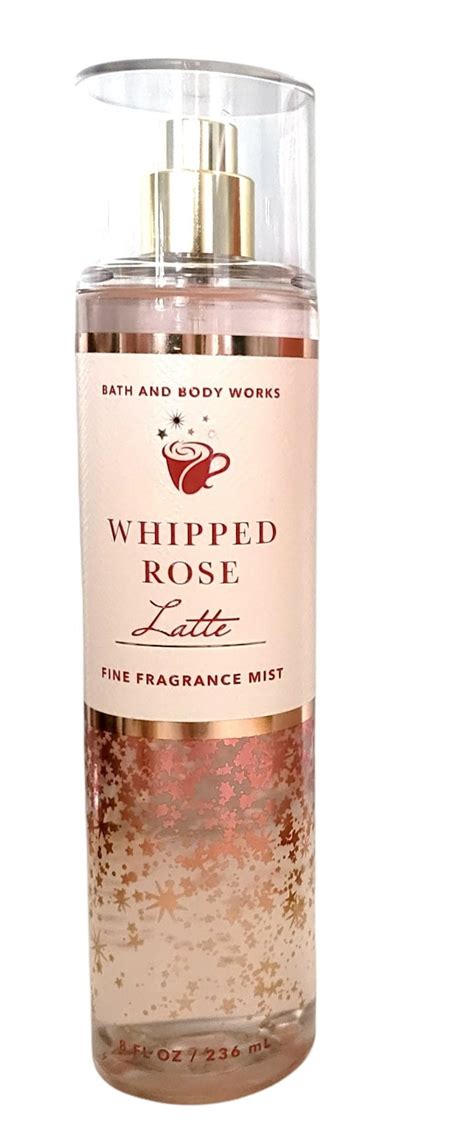 Bath And Body Works Whipped Rose Latte Fine Fragrance Body Mist Spray 8