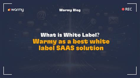 What Is White Label Warmy As A Best White Label SAAS Solution YouTube