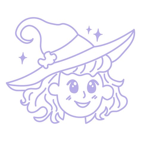 Halloween Simple Witch Magic Cartoon Drawing Png And Svg Design For T Shirts