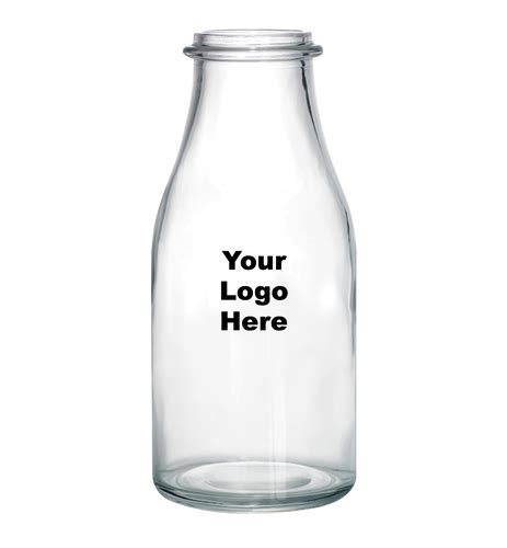 Custom Printed Glass Milk Jar Stellateaproducts