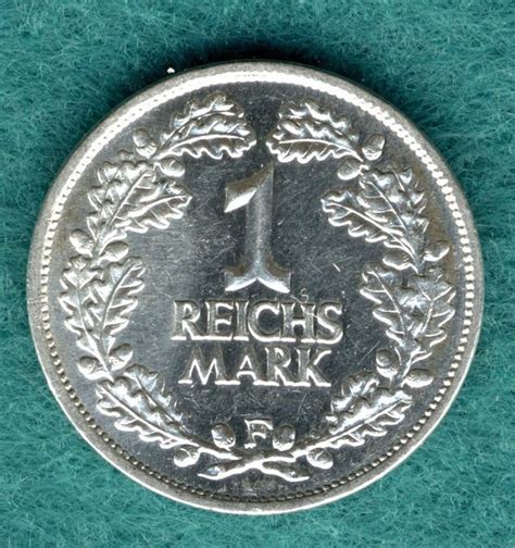 Allemagne République De Weimar 1 Reichsmark 1927 F Catawiki