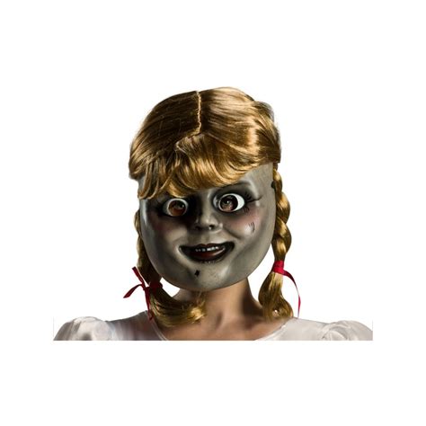 Annabelle Comes Home Annabelle Mask with Wig - Size One Size - Walmart ...