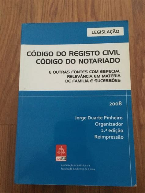 Código Do Registo Civil Código Do Notariado Alfragide • Olx Portugal