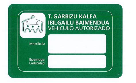 Renovación de las tarjetas de estacionamiento en Altamira Lezo eus