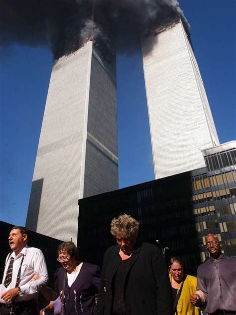 people falling  twin towers