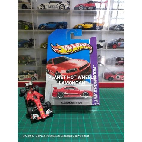 Merah Hot Wheels Nissan Skyline Gtr R Red Shopee Malaysia