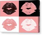 Graphic Lipstick Kisses Photograph By Blink Images Fine Art America