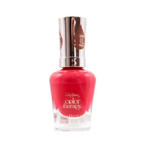 Sally Hansen Color Therapy Nail Polish Pampered In Pink 290 Discount Brand Name Cosmetics