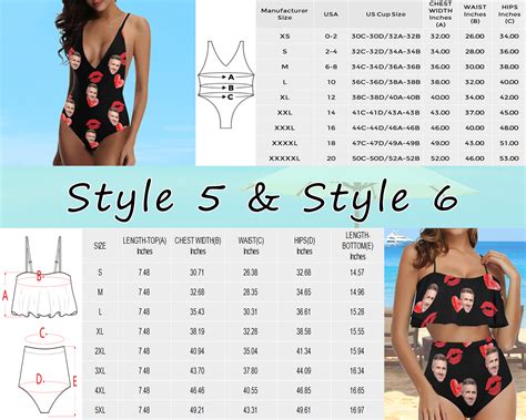 Custom Face Bikini Face Women Swimsuit Custom Photo Bathing Etsy
