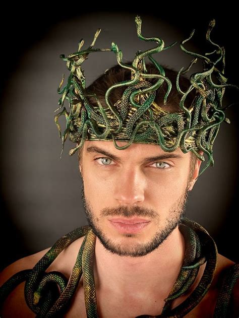 Mens Crown Of Medusa Gorgon Medusa Male Headpiece Snake Etsy Male