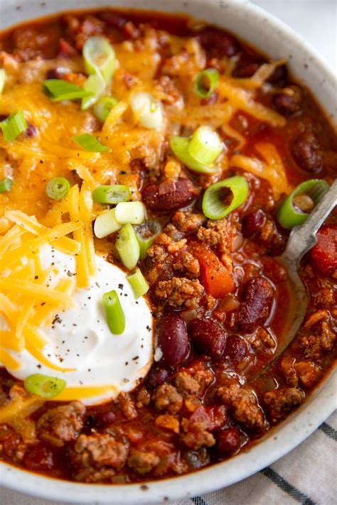 The Best Chili Recipe - The Forked Spoon