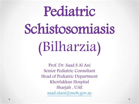 Schistosomiasis Ppt