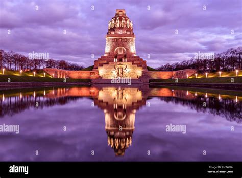 Völkerschlachtdenkmal In Leipzig Deutschland Ist Ein Denkmal An Die