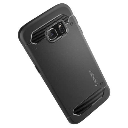 Spigen Rugged Armor Samsung Galaxy S Edge Plus Tough Case Black