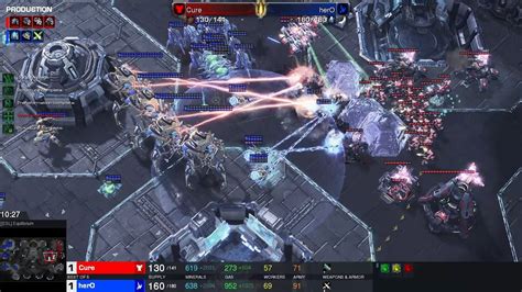 Starcraft Ii Iem Katowice Feb Cure T V Hero P Game Maps