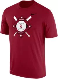 Nike Men's Oklahoma Sooners Crimson Dri-FIT Baseball Plate T-Shirt ...