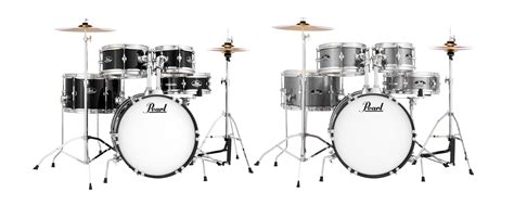 Pearl Roadshow Junior Rsj C C Piece Jr Drum Set With Cymbals Fo