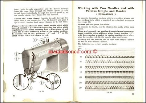 Elna 8000 Sewing Machine Manual