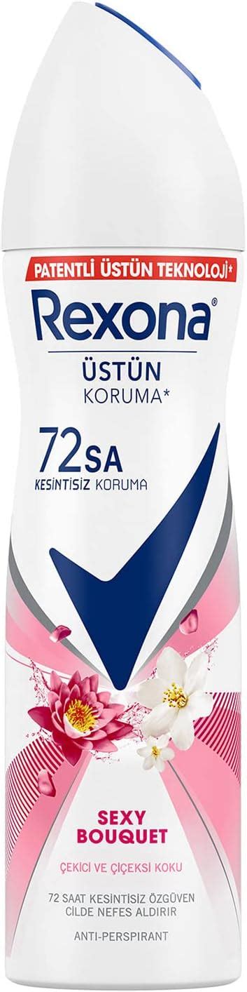 Rexona Kadın Sprey Deodorant Sexy Bouquet 72 Saat Kesintisiz Üstün