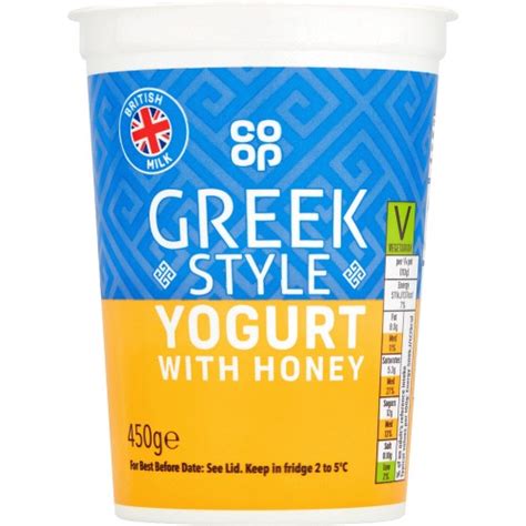 Co Op Greek Style Yogurt With Honey 450g Compare Prices Where To