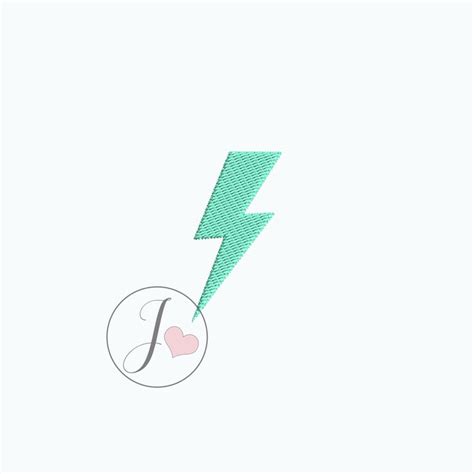 Lightning Bolt Embroidery Design Machine Embroidery Designs Etsy