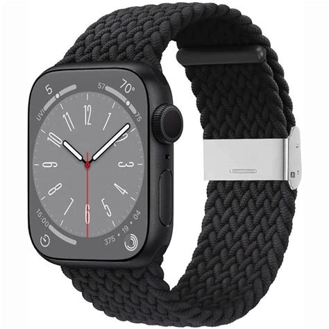 Flätat Elastiskt Armband Apple Watch 8 (45mm) - Svart - Elgiganten ...