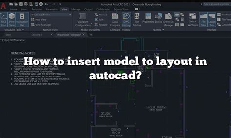 How To Insert Model To Layout In Autocad